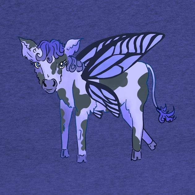 Butterfly blueberry cow by TheDoodlemancer